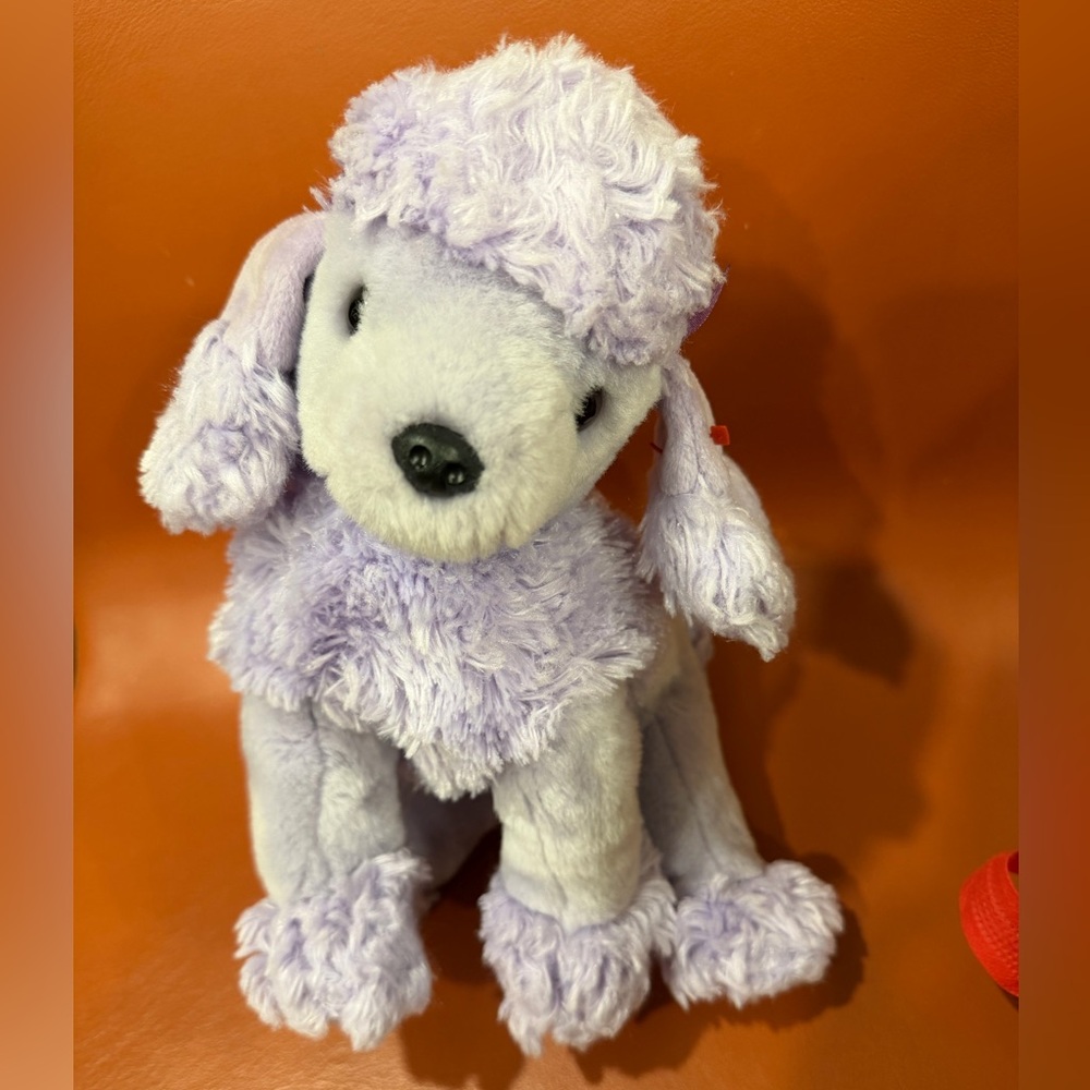 Adorable Lavender Plush Poodle Ty beanie buddies collection